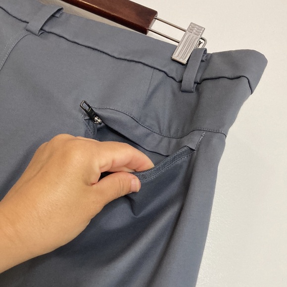 Lululemon Pants Mens 36 x 32 Gray Commission Classic Qwick Chino Water Repellent - Picture 11 of 16